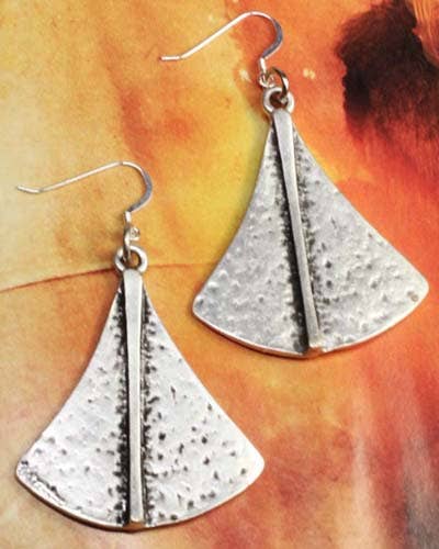 Aclue! Jewelry by Celest Anderson - Wholesale Dangle Earrings - Laya - Sterling Silver Fish Hooks2