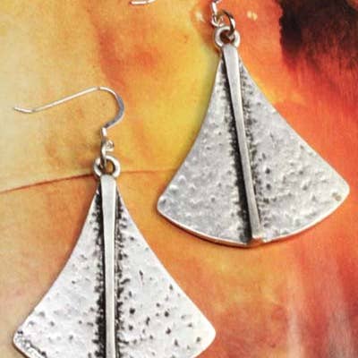Aclue! Jewelry by Celest Anderson - Wholesale Dangle Earrings - Laya - Sterling Silver Fish Hooks2