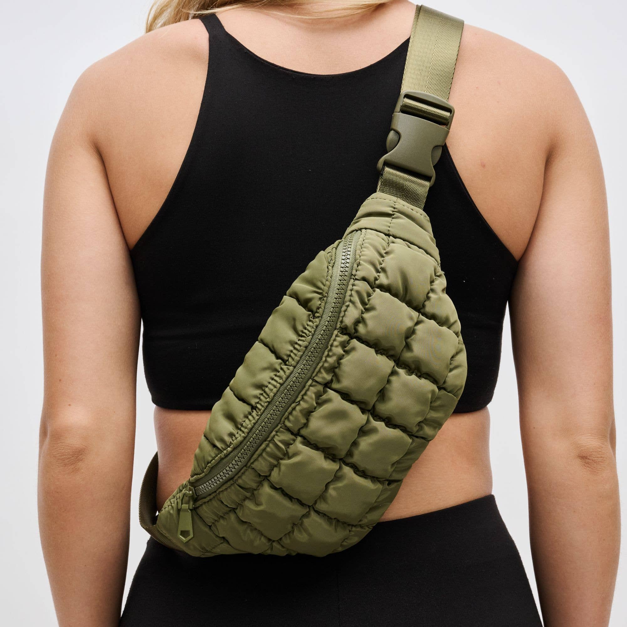 Sol and Selene – wholesale Belt bag – Women’s – Resurgence Quilted Puffer Nylon Belt Bag11