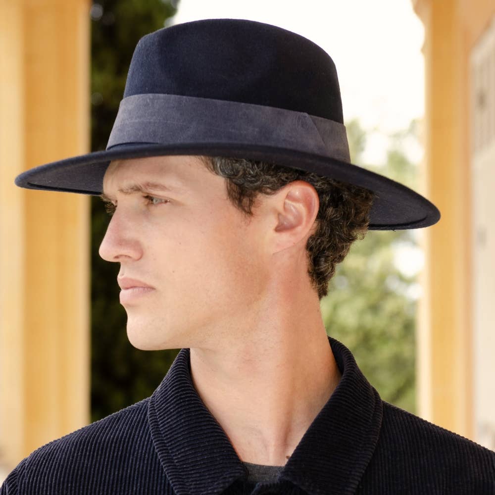 TRAVAUX EN COURS... - Wholesale Fedora - Unisex - WIDE BRIM HAT - leather braid16