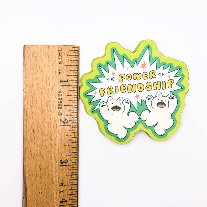 lauradzeng - Wholesale Sticker - The Power of Friendship Cats – Vinyl Waterproof Sticker1