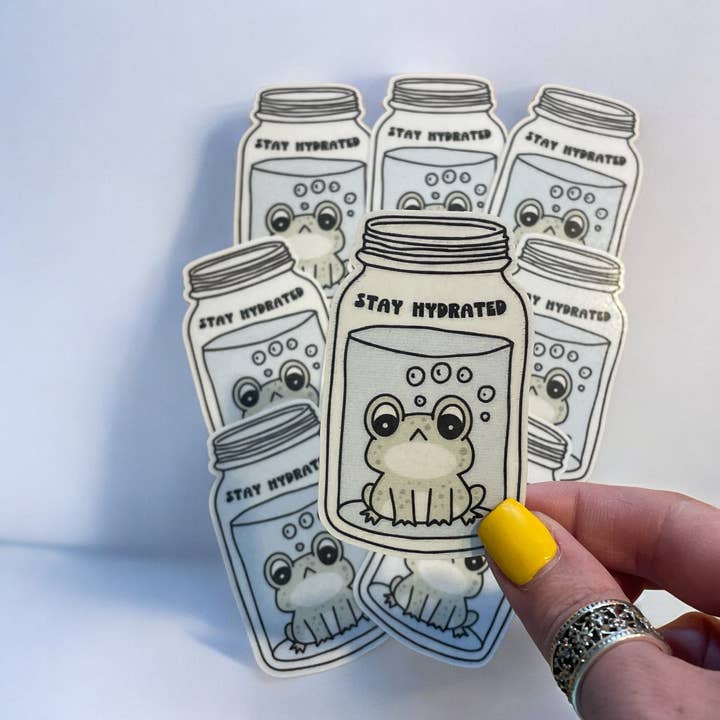 Stay Hydrated Vinyl klistermærke, bærbar computer, scrapbog, junkjournal, håndværk, vandflaske for engroshandel hos simply creative