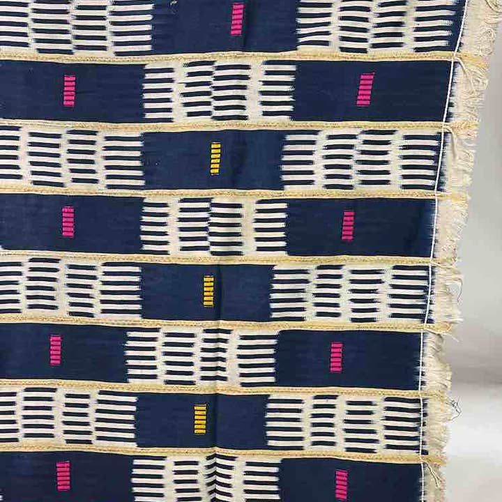 The Niger Bend - Venta al por mayor Tapices/telas - Envoltura textil de tela africana vintage Baule | 58 x 42"3