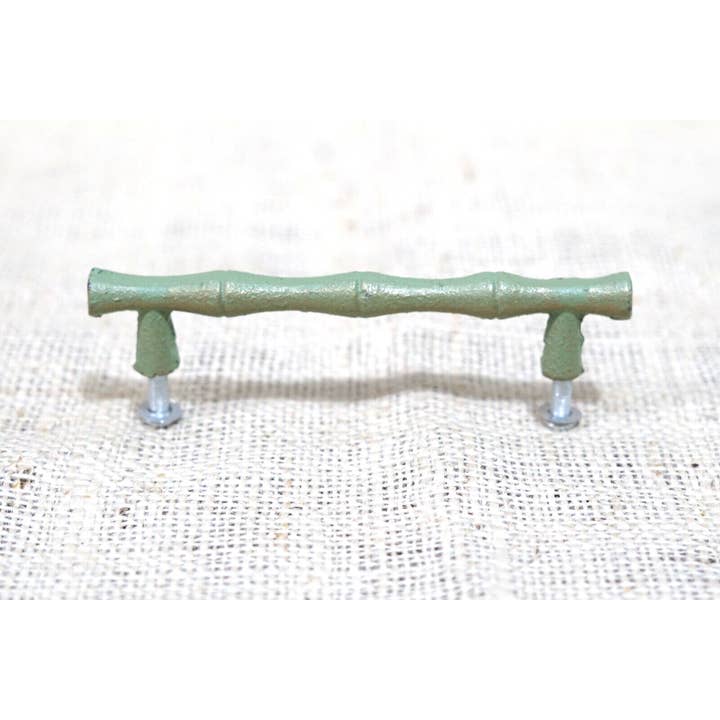 Midwest Craft House - Wholesale Knob/Pull - CAST IRON BAMBOO STRAIGHT DRAWER PULLS