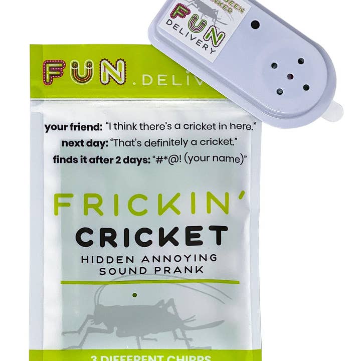 FUN.delivery - Wholesale Prank/Gag Gift - Frickin' Cricket: hidden annoying insect chirping prank sound0