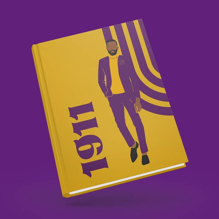 Omega Psi Phi Fraternity Inspired Journal 1911 for wholesale by OFC Tees & Gifts