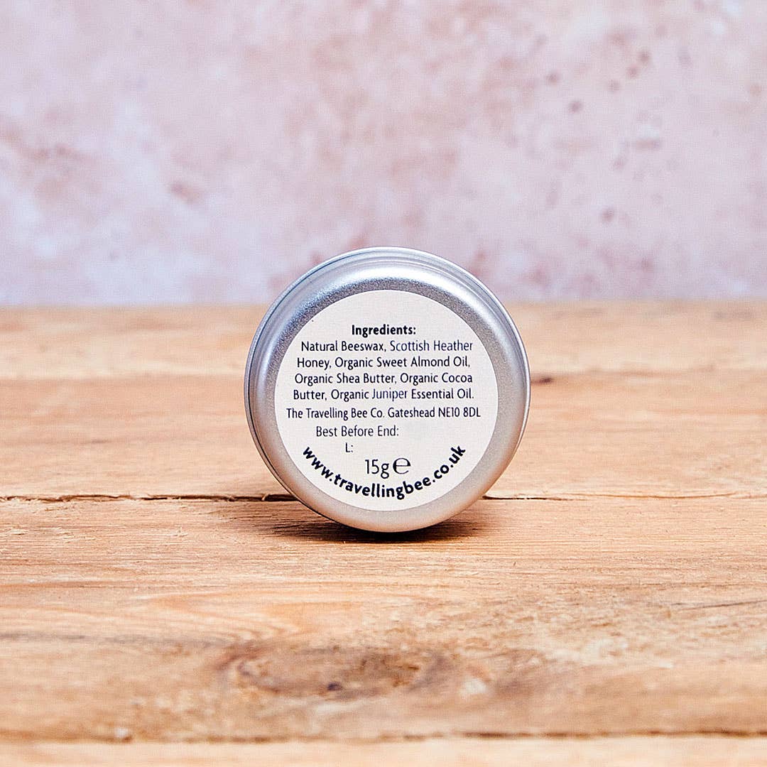 Travelling bee - Venta al por mayor Bálsamos labiales - Bálsamo labial orgánico de miel y enebro de brezo2