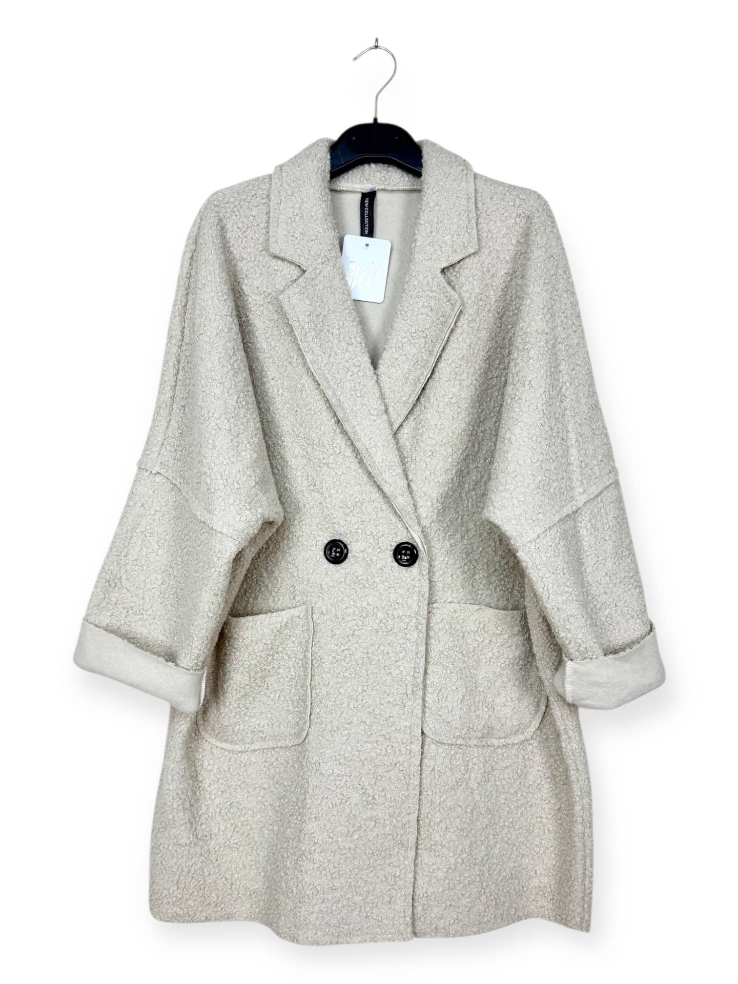 Lucky Nana - Wholesale Coat - Women's - AH 20803 - Double-Breasted Coat0