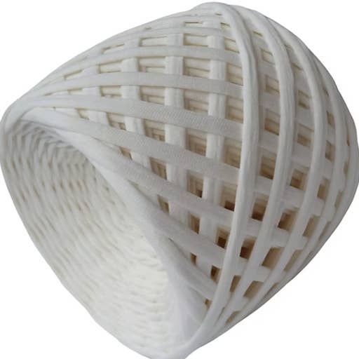 VIT CREME färg t-shirt garn, 100-110m, redo att skickas för wholesale av LEANNA YARNS