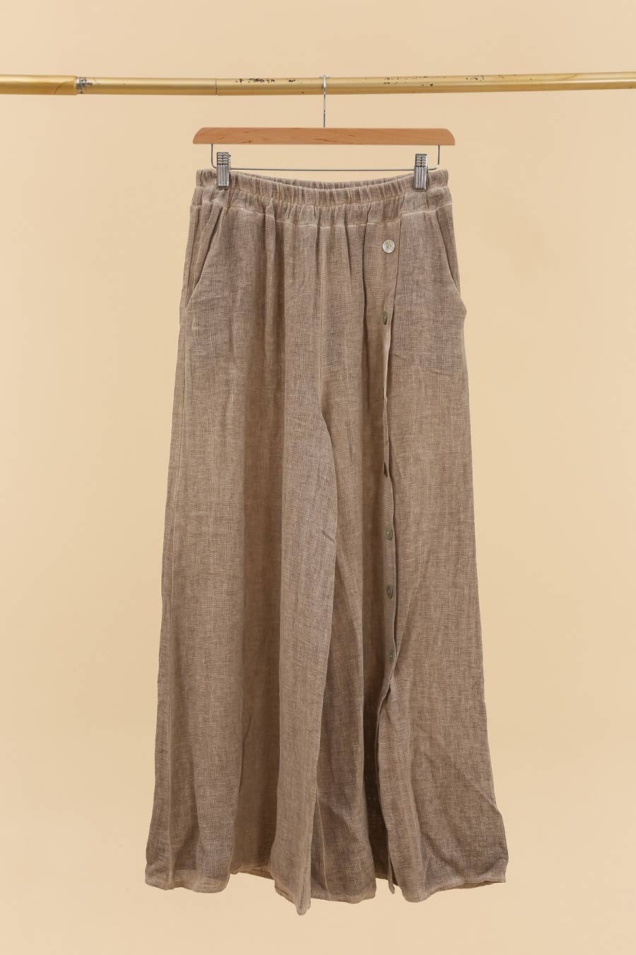 LÉA & LUC - Wholesale Pants - Women's - Trousers in 50% cotton 50% linen REF. 800714