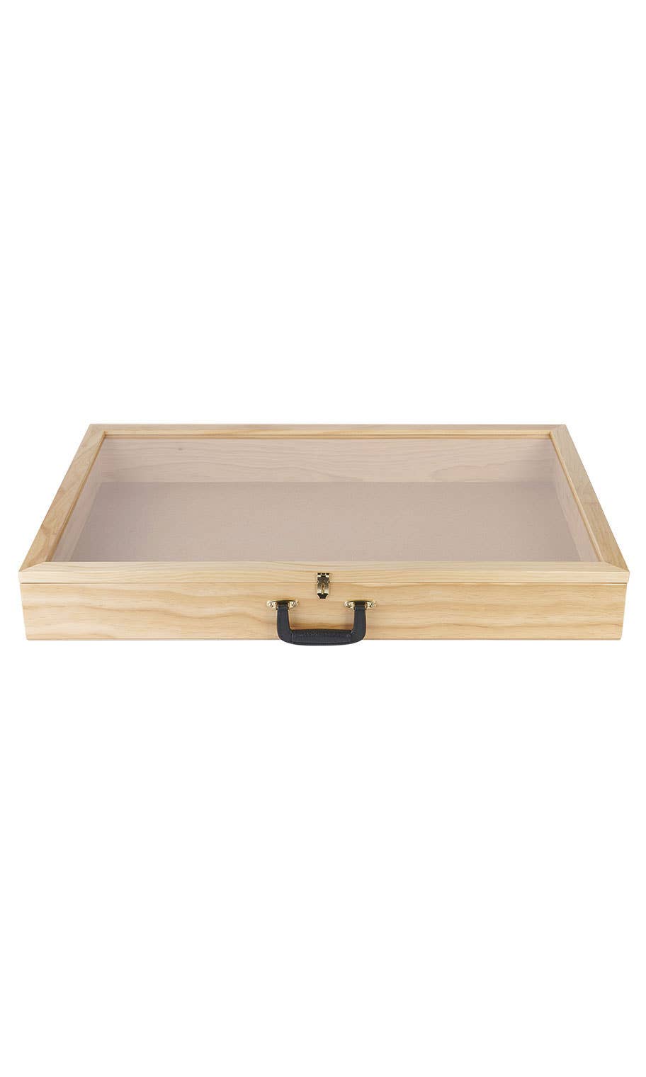 Store Supply Warehouse - Wholesale Retailer Display - Accessories - 36" Portable Natural Pine Countertop Display Case0