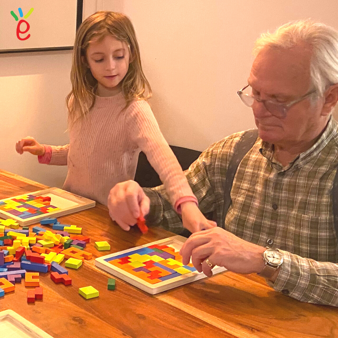 EXTASTICKS - Vendita all'ingrosso Puzzle - Bambini - Puzzle in legno Tetris Montessori, gioco STEM per allenare il cervello6