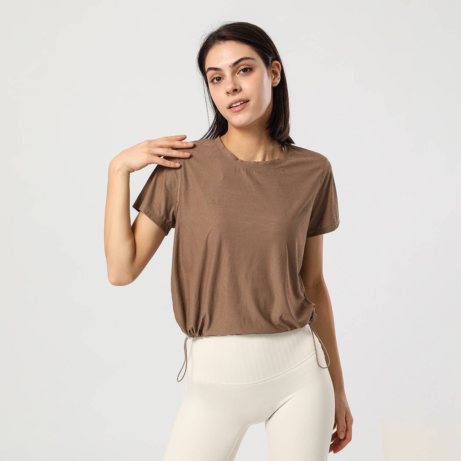 Sodalemon - Wholesale Sporttop - Dames - Verstelbaar sneldrogend T-shirt met ronde hals16