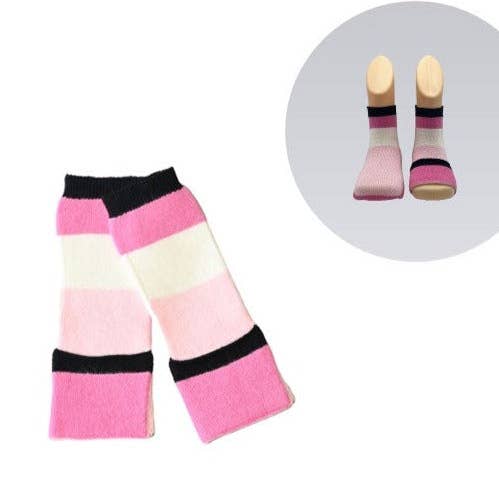 Småbørn Sømløse Gribestrømper - Pink for engroshandel hos Peekaboo Socks