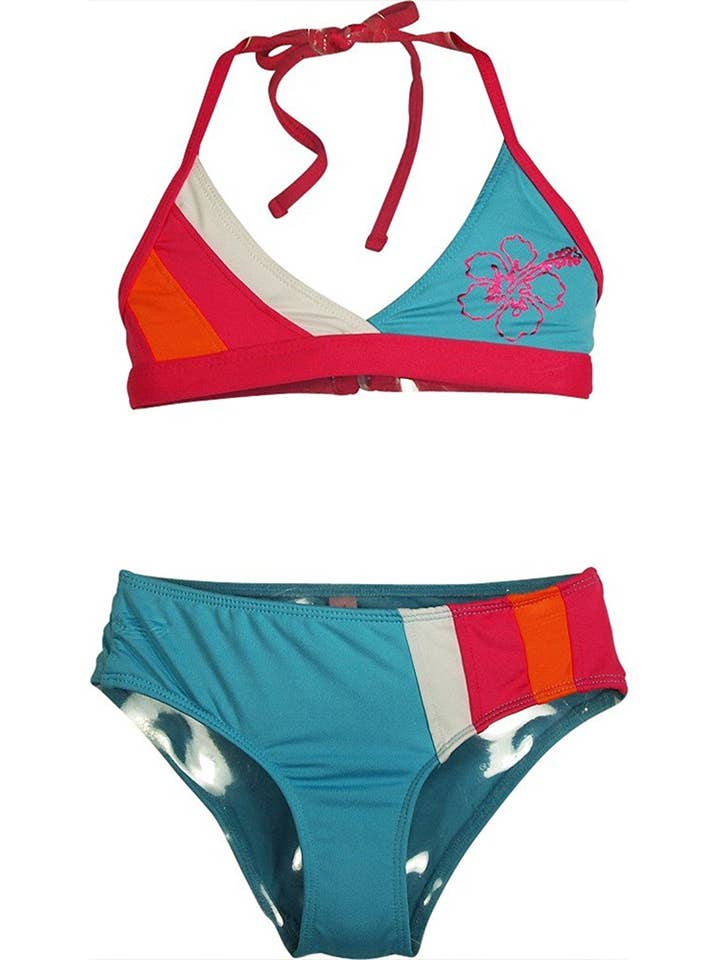 Eastern Off Price - Wholesale Two Piece Swimsuit - Kids - Pink Platinum - Little Girls 2 Piece Bikini Swimsuit