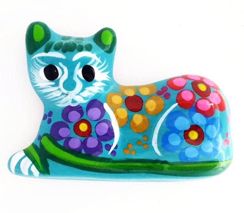 Costello International - Wholesale Wall Accent - Ceramic Art Magnet by Native American Artisan Magdalena Diaz35