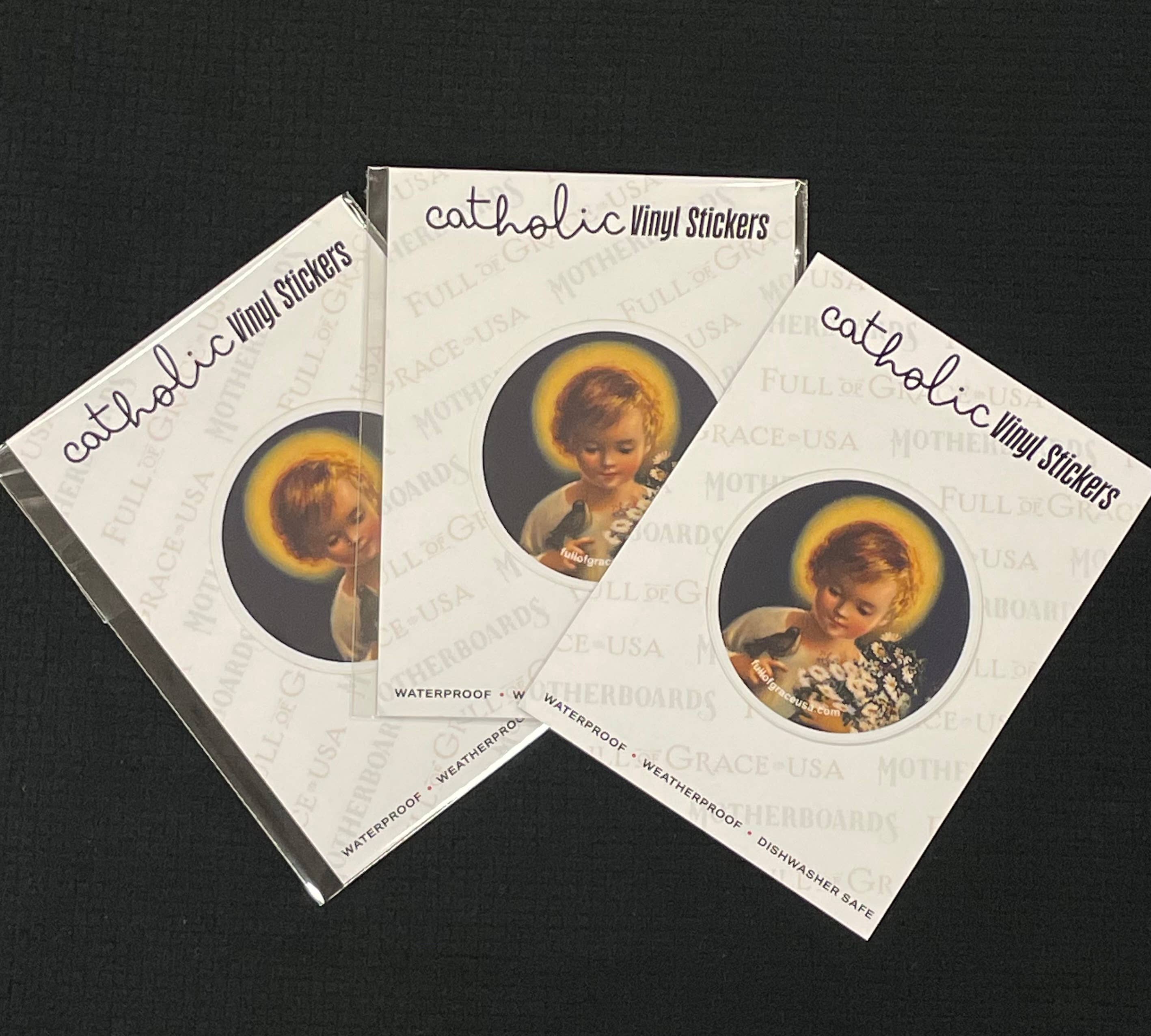 The Retro - a Full of Grace USA Company - Wholesale Sticker - Vita Mundi Round Decal1