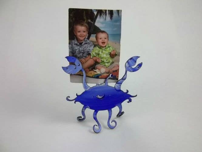 Octopus Adventure by Rebecca Duffy Bush - Wholesale Sculpture - Crab Sculpture - Hand Painted -Small & Medium - Photo Holder3