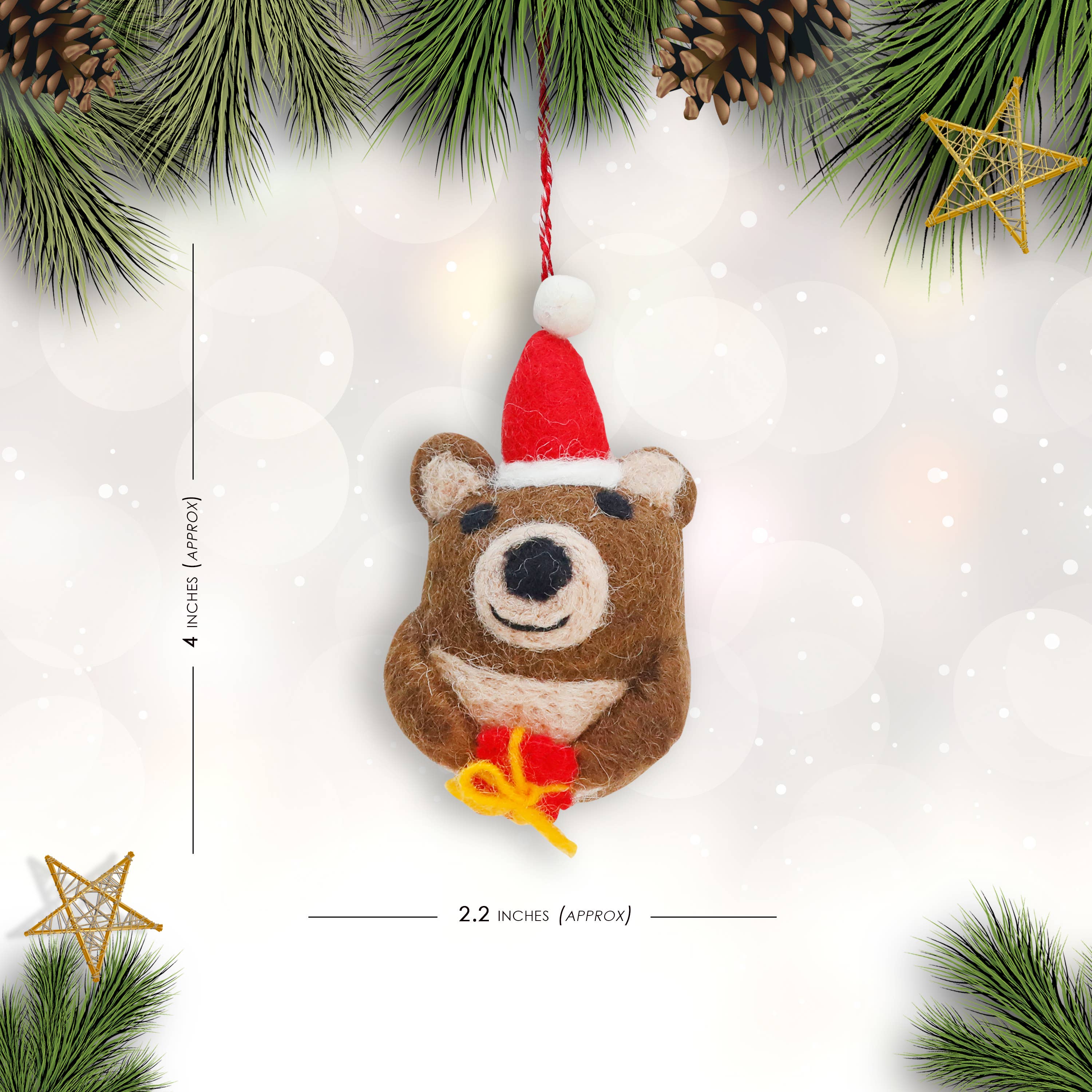 Mr. Ellie Pooh – wholesale Prydnad – Filtprydnad Toftbjörn1