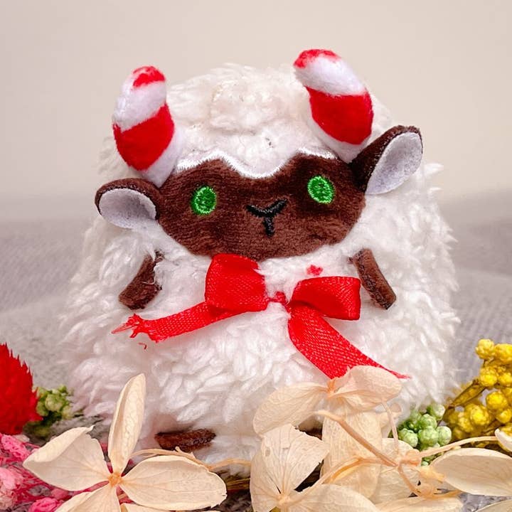 Peppermint Plushie Keychain for wholesale by sakuradragon