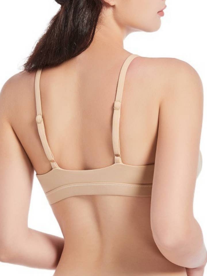 safistyle - Wholesale Bralette - Women's - Seamless Soft Padded Triangle Everyday Bralette4