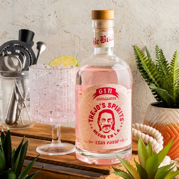 Trejo's Zero Proof Spirits - Wholesale Non-Alcoholic Spirits/Wine/Beer - Trejo's Spirits Zero Proof Pink Gin Alternative (6 Pack)9