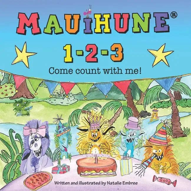 Books by splitShops - Wholesale Book - Kids - Mauihune 1-2-3: Come count with me! - Paperback0