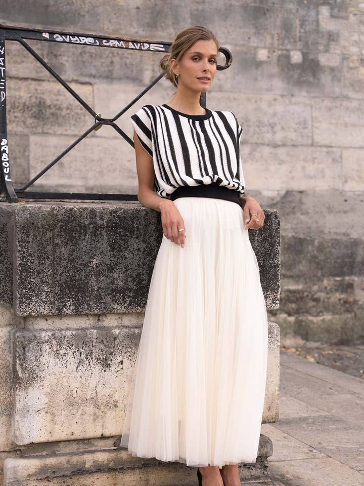 Amber Tüllrock Slim Fit - CK08202 für den Großhandel von CHOKLATE PARIS