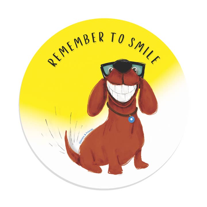 Livslektioner med mycket attityd - Uppmuntringsklistermärke för wholesale av Gilmore & Friends