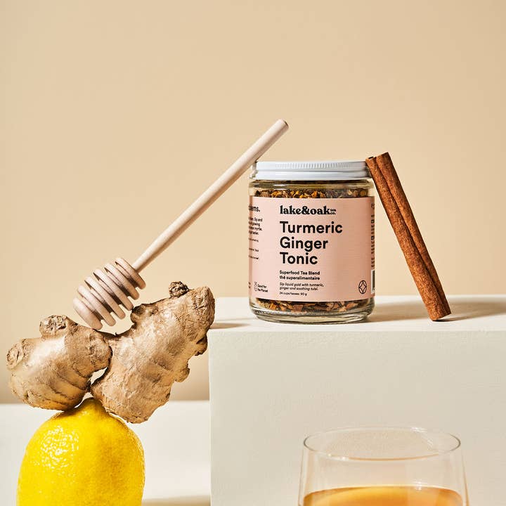 Lake & Oak Tea Co. - Wholesale Health/Detox Tea - Turmeric Ginger Tonic - Superfood Tea