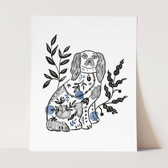 Blue Wally Dug - A4 for wholesale by Juniper Press