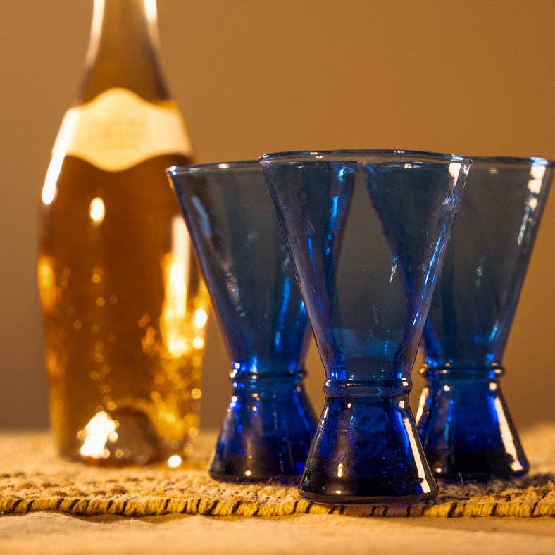 Jarapa – wholesale Wine glass – Moroccan Handmade Recycled Glass Martini 250ml7