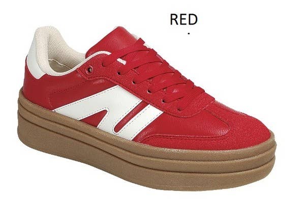 Andrea Bijoux - Wholesale Athletic Sneakers - Women's - ROUND TOE SNEAKER  RUBBER PLATFORM 3