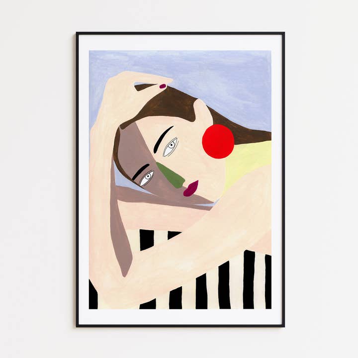 Stampa artistica illustrativa. Decorazione artistica da parete. Stampa da donna per la vendita all'ingrosso da parte di Depeapa