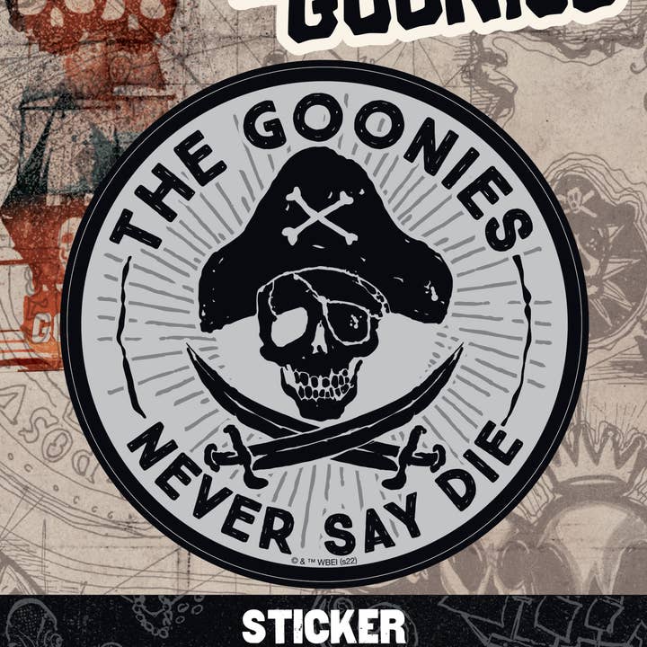 Goonies Never Say Die Sticker for wholesale by Ata-Boy