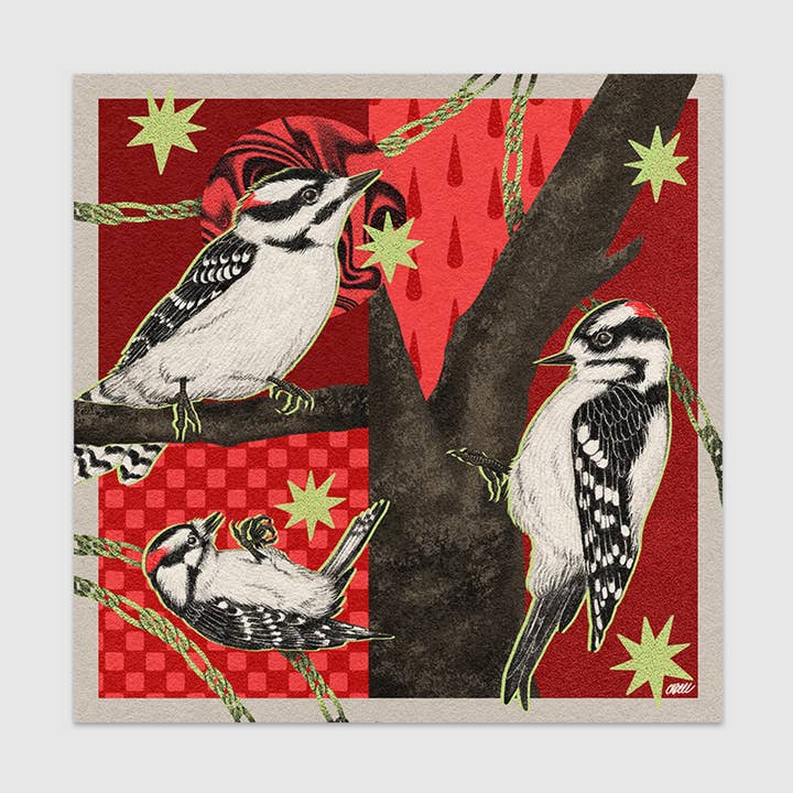 Downy Woodpecker Print for wholesale by Amanda Marie Bell