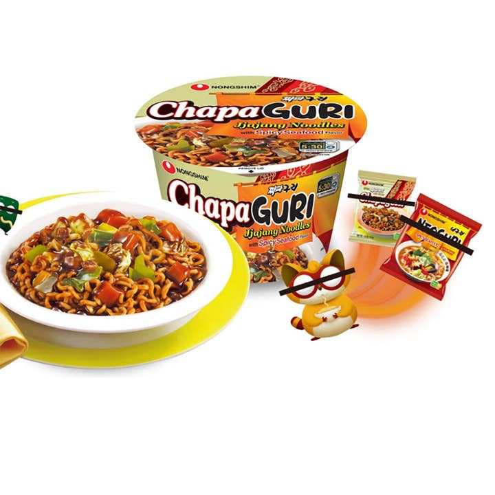 K Moitves - Wholesale Ramen - Nongshim Chapaguri Big Bowl-114g (Pack of 6 Cups)