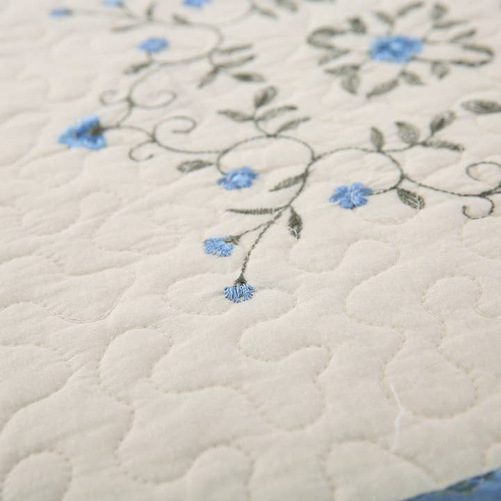 Kasentex - Wholesale Coverlet - Patchwork Bedspread Embroidery Coverlet 100% Cotton3