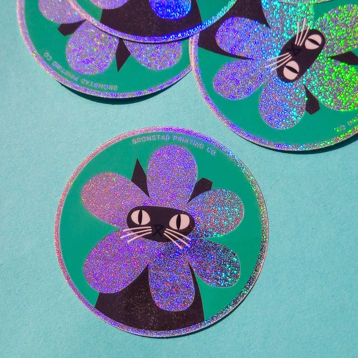 Bromstad Printing Co. - Wholesale Sticker - Rarest Bloom Sparkle Sticker