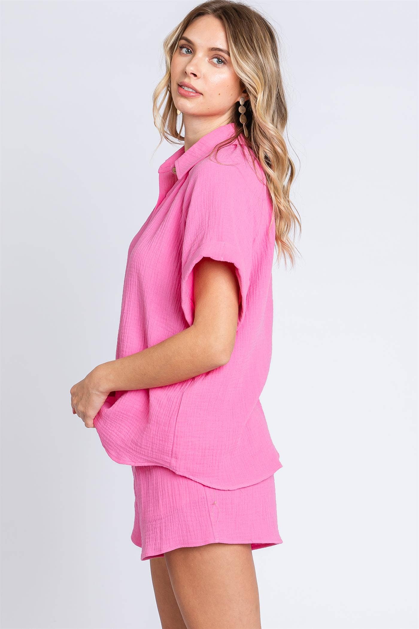 GeeGee x Lovelo - Vente Ensemble de vêtements d'intérieur – femme - Ensemble de 2 pièces Plus Gauze : WTP61501PL10