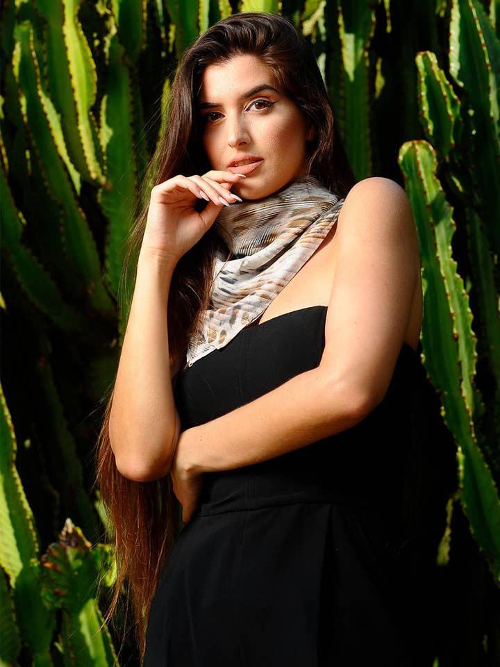 Vegan Silk Neck Scarf for wholesale by STUNR