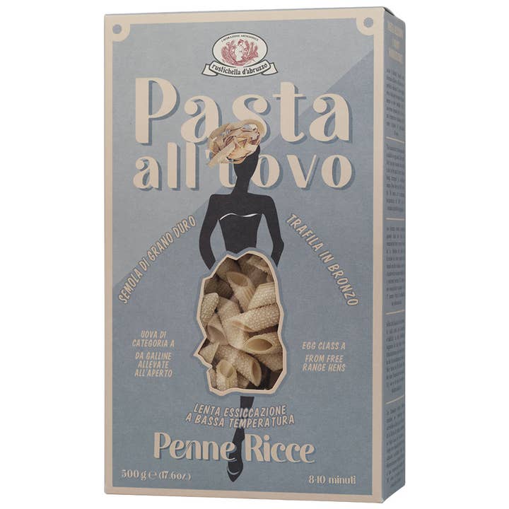 Casa Rustichella by Rustichella d'Abruzzo SpA - Wholesale Pasta - Rustichella d'Abruzzo Egg Penne Ricce 500g2