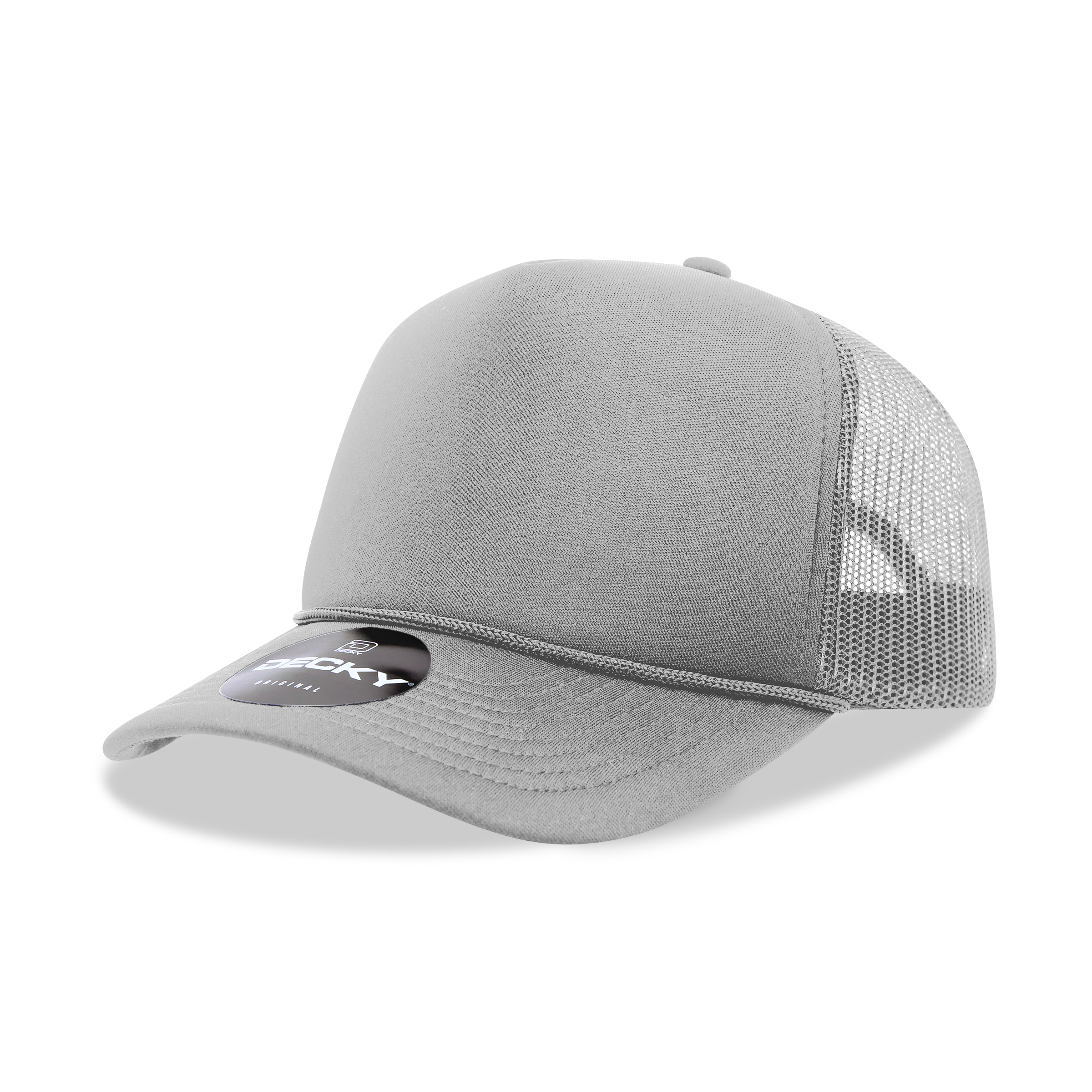 The Park Wholesale - Wholesale Trucker Hat - Unisex - Decky 6025 - Mid Profile, 5 Panel Foam Trucker Hat - 60256