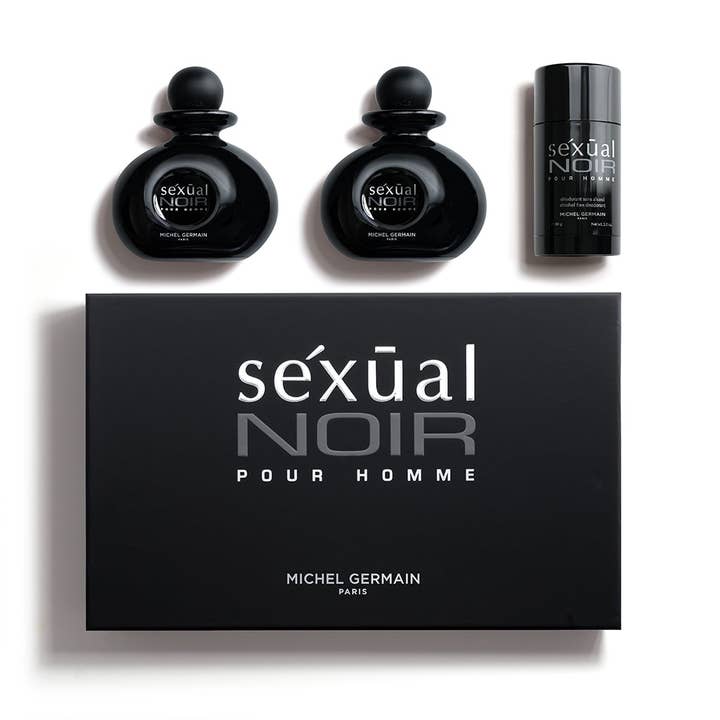 Michel Germain – Engroshandel Parfumegavesæt – Seksuel Noir Pour Homme 3-delt Gavesæt (værdi $195)