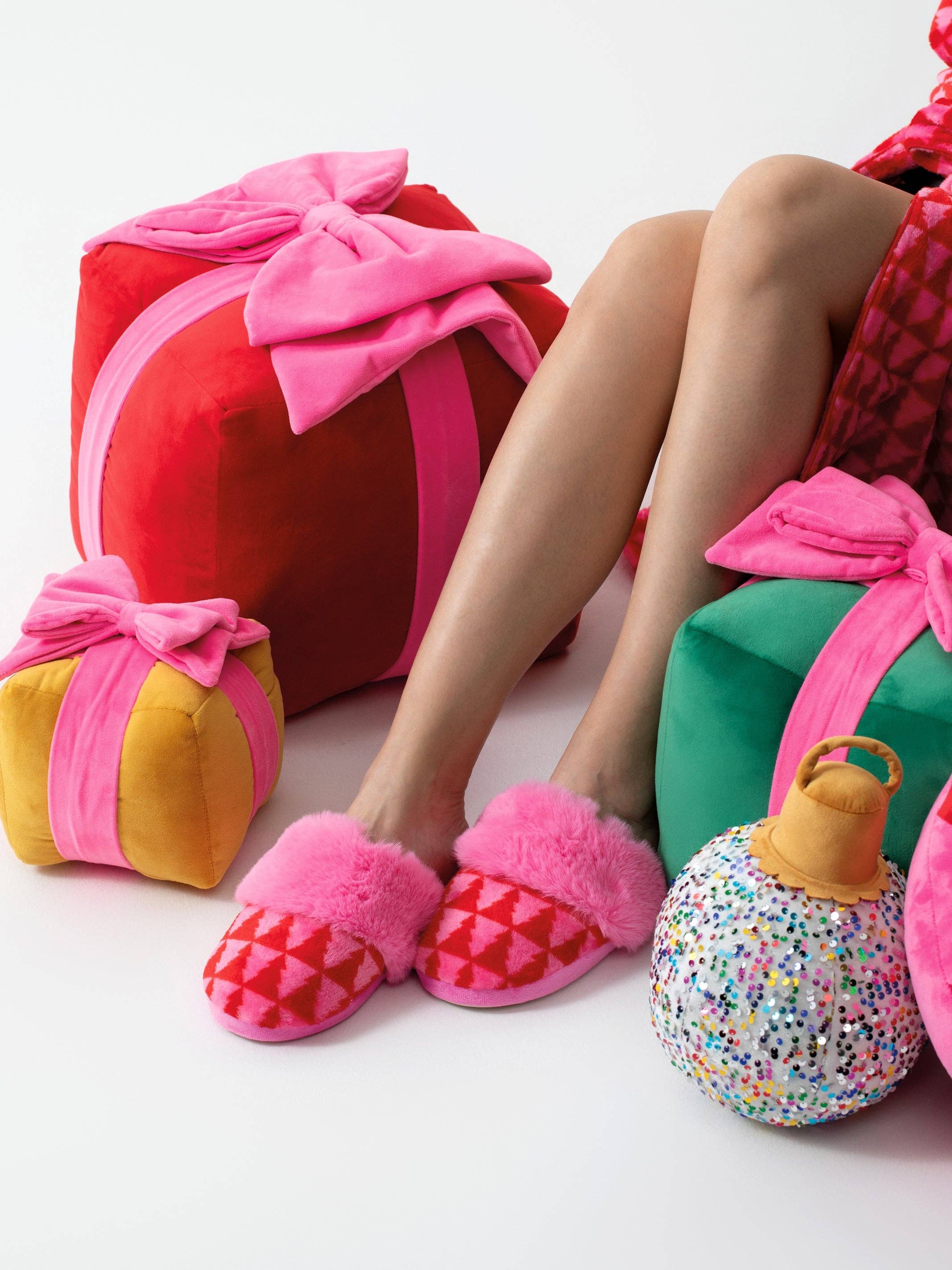 Shiraleah - Wholesale Slippers - Women's - FELICITY TREES SLIPPERS, PINK2