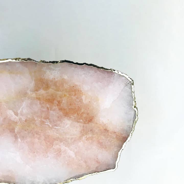 The Tangerine Store - Wholesale Cake Stand - Rose Quartz Agate Cake Stand/Centrepiece/Display Stand/Tray