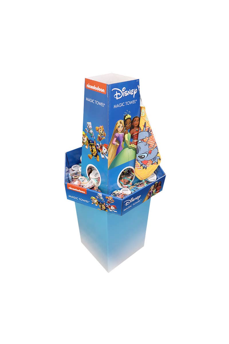 PINEAPPLE Beauty – Engroshandel Håndklæde – UPD 12490 Disney magiske håndklæder med gulvdisplay - 144 stk.2