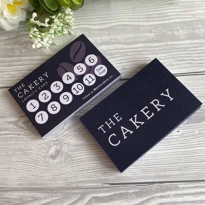 SR Creative Studio - Wholesale Stationery/Notecard Set - Custom Business Loyalty and Referral Cards