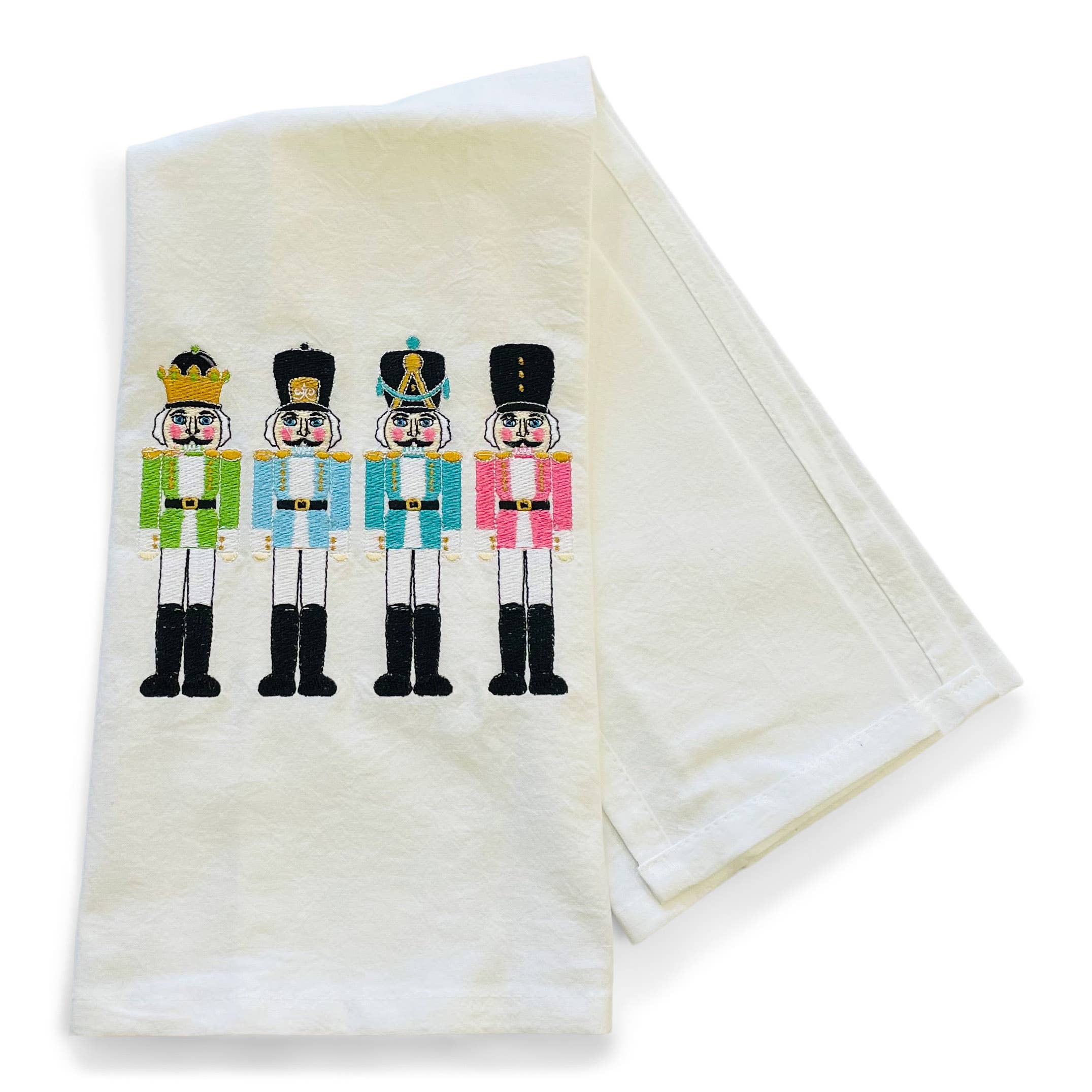 Vibrantly Blue - Wholesale Tea Towel - Towel - Four Nutcrackers1