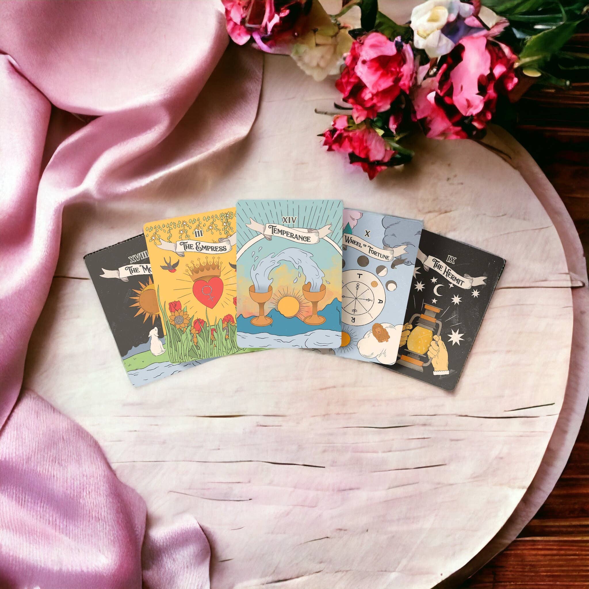 Dio Candle Company - Vente Cartes de tarot - Jeu de tarot Rider Waite - Costumes codés par couleur au format poker17